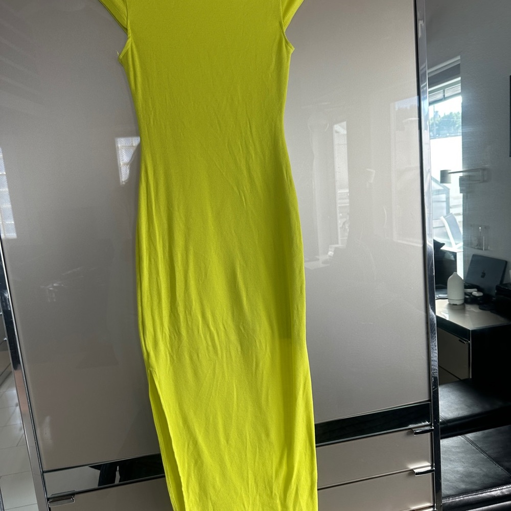 Vibrant Yellow Women's Dress